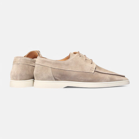 Maison Lior | Mocassins en daim pour homme avec lacets